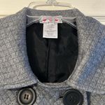 Trixxi Babydoll Gray Waffle Coat Medium Photo 1