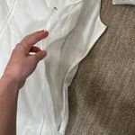 Joie  White Boho Embroidered Square Neck Beach Wedding Mexico Lined Maxi Dress 6 Photo 3