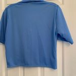 Nike  Golf Polo Shirt Cropped Short Sleeve Blue M Photo 1