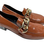 Blondo  Loafers Size‎ 5 Brown Slip On Waterproof Block Heel Chain Detail NEW Photo 0