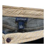 Ann Taylor Women’s Size 8 Dark Wash Wide Leg Jeans Stretch Denim Cropped EUC Photo 1