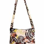 Vera Bradley Bag Cocoa Moss Saddle Hipster Quilted Shoulder Bag Retro Boho Purse Photo 9