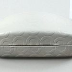 Coach Hard Clamshell Sunglases Case Ivory/Brown Signature C Large Travel Stylish Photo 4