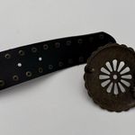 Unbranded Brown Leather Circle Rustic Bras Belt Festival Boho Medium Photo 6