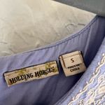 Anthropologie  Holding Horses embroidered shift dress size S Photo 6