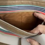 Relic Multicolored Striped Triple Zipper Crossbody Handbag Photo 8