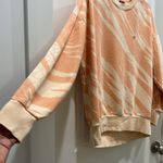 Sweaty Betty  Essentials Nectarine Orange Tie Dye Sweatshirt Sz L Photo 4