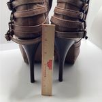 Naughty Monkey  Brown Leather Ankle Boots. Size 7.5 Photo 7