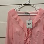 Princess Polly  Marisela Long Sleeve Mini Dress Pink NWT Photo 10