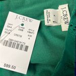 J.Crew Green Lined Eyelet Long Sleeve Dress- with Scalloped Details-Size 4-NEW Photo 10