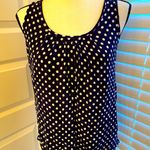 brenda's Brenda’s|| Navy/white polka dot blouse Photo 0