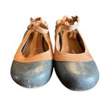 Miz Mooz  Green & Tan Leather Eva Slingback Heels Size 8 Photo 1