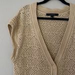Marc New York Cream Knit Women's Sweater Vest Size XL Photo 4