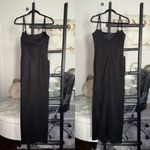 Alexander Wang  Black Draped Bustier Corset Maxi Gown Photo 1