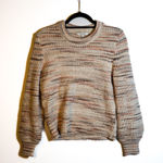 Madewell Space Dyed Canton Organic Cotton Wool Knit Mock Neck Pullover Sweater S Photo 0