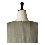 Talbots  Dress Women 10 Tan‎ Long Sleeve Pleated Skirt Knee Length Career Preppy Photo 3