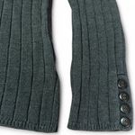 Vera Wang Simply  Cotton Ribbed Charcoal Turtleneck Sweater 
Size Medium Photo 2