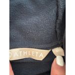 Athleta  Charcoal Gray Asymmetrical Zip up Hoodie Jacket Women's XL Ribbed Cuffs Photo 3