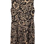 Ann Taylor  black & cream colored drop waist floral tunic dress-Size Small Photo 5
