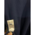 Lulus  Navy Blue Wrap Maxi Dress Long Sleeve Button Cuff Formal Evening Size XS Photo 8