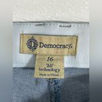 Democracy  “Ab” Technology Jeans Women’s‎ Size 16 Cropped Denim Raw Hem Photo 4