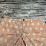 Old Navy Women's Citrus Lemon Print Everyday Shorts 4 Peach Salmon Pink White Photo 7