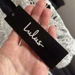 Lulus NWT White Lace Cocktail Dress Photo 6