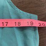 Chelsea28  Blue Button Front Sleeveless Tank Size Medium Photo 8