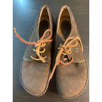 BORN Brown Suede Lace Up Chukka Shoes Womens 9.5 Comfort Neutral Casual Basic Photo 4