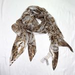 Chico's NWT Chico’s Tropical And Leopard Print Scarf Photo 3