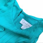 Jessica Simpson  Aqua Pleated Dress Photo 2