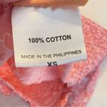 Elan  Scrub Medical Nurse Vet Top Pink Floral Smocked Women’s Size XS Cotton Photo 6