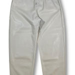 ZARA EUC High Waisted Faux Leather Paper Bag Waist Pants Trousers Women's Size 4 Photo 0