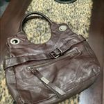 FOLEY AND CORRINA CHOCOLATE BROWN LEATHER BAG Photo 11