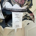 C&E Flutter Sleeve Floral Navy Blouse Size XS Photo 10