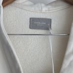 Everlane  Sweater Womens XL Organic Cotton Varsity Cardigan Minimalist Cream Photo 6