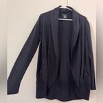 Max & Mia Black Open Front Cozy Knit Cardigan Sweater Size Large Photo 1