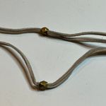 Noonday Long Gray Pendant Fringe Boho Leather Dream Catcher Woven Indian Aztec Photo 5