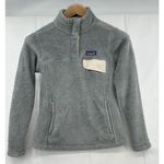Patagonia Womens Re-Tool Snap T Pullover Sweater Small Gray Polartec Fleece Photo 0