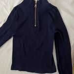 Marciano Blue  Long Sleeve Crop Top Photo 2