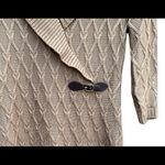 Calvin Klein Basket Weave 3/4 Sleeve Sweater Dress Color Oatmeal Photo 3