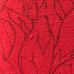 Nicole Miller Dress Linen Blend Short Sleeve Tropical Floral V-Neck Women Medium Photo 9