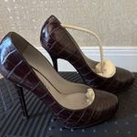 Sergio Rossi Chocolate Brown Croc Photo 0