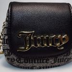 Juicy Couture Mini Bag Small Purse Bag Crossbody Chain Gold Bling Y2K Girly Logo Photo 3