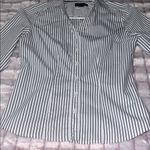 Covington  Women’s Striped‎ Blouse Black and White Classic Design Size MP Photo 0