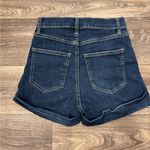 Altar'd State Blue Jean Shorts High-Waisted Cuffed Size 0 Photo 1