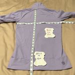 Tuff Athletics  szXS lavender zip front high neck lightweight jacket thumb holes Photo 7