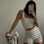 SKIMS  Cotton Rib Boxers in Bone Size Medium Photo 4