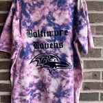Lands' End NFL Baltimore Ravens Tie Dye/ Acid Wash Tee Photo 1