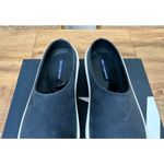 Wolf & Shepherd Cruise Mules Navy White Nubuck Leather Size 9.5 US NIB Unisex Blue Photo 4